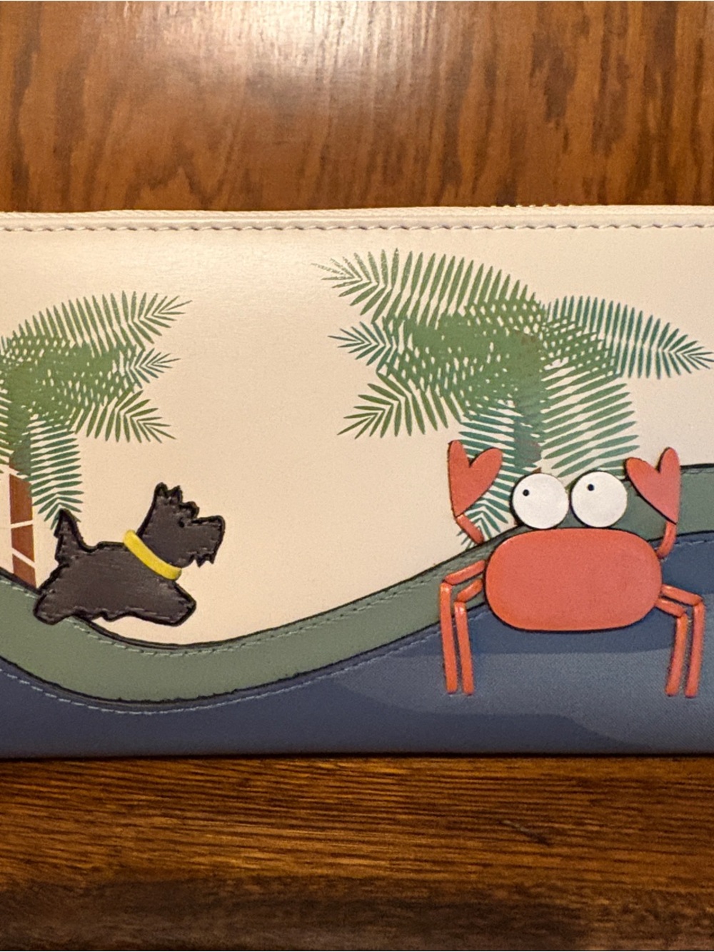 NWT-Radley London-Clawde Crab 🦀 Large Zip Around Wallet-$148 - Picture 2 of 11